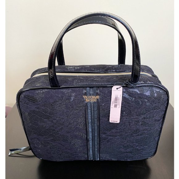 Victoria's Secret Handbags - NWT Victoria Secret Travel Cosmetic, Black Bag